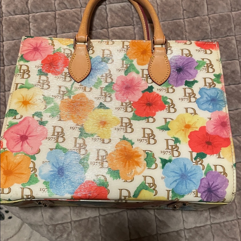 Dooney & Bourke Multicolor Floral Tote - Picture 3 of 17
